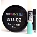NuGenesis Nail Dipping Powder Color 1.5oz/43g - (NU02 Robin's Egg Blue) Beauty & Personal Care Nugenesis