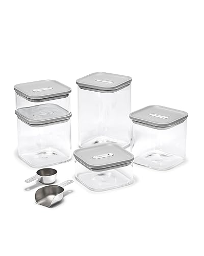 Caraway 13-Piece Glass Airtight Food Storage Containers with Lids - Non-Toxic, BPA-Free Kitchen Storage Containers - Stackable, Space-Saving Airtight…
