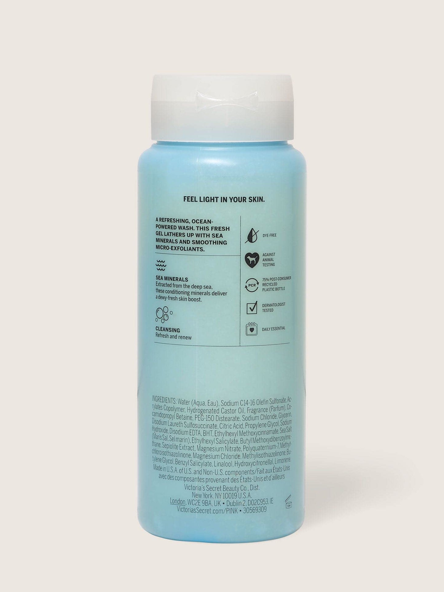 Victoria's Secret Pink Water Refreshing Body Wash with Sea Salt