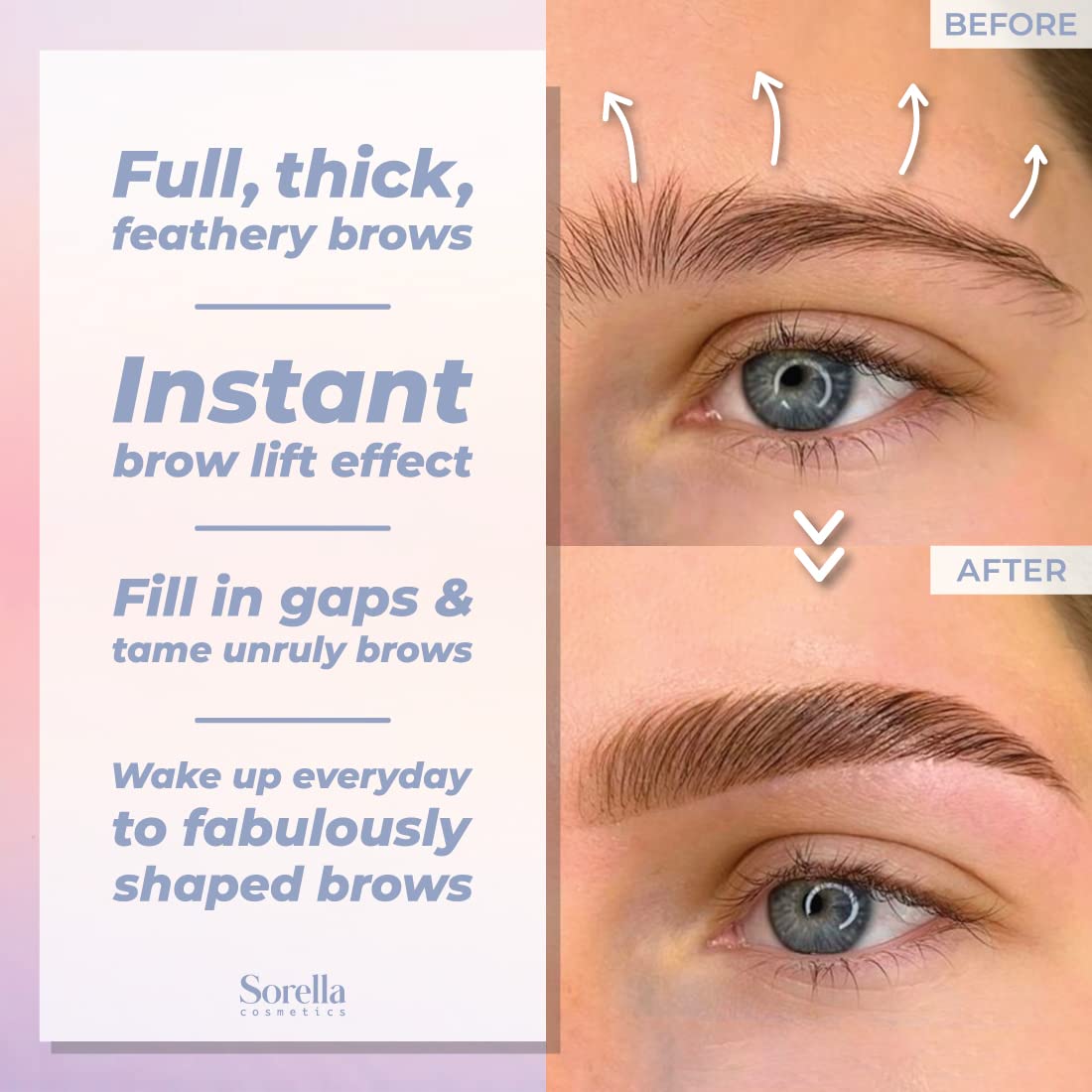 Brow Lamination Kit | Professional Eyebrow Lamination Kit | DIY At Home Keratin Brow Lift Kit for Fuller, Thicker Brows | Easy to Use, Long Lasting |