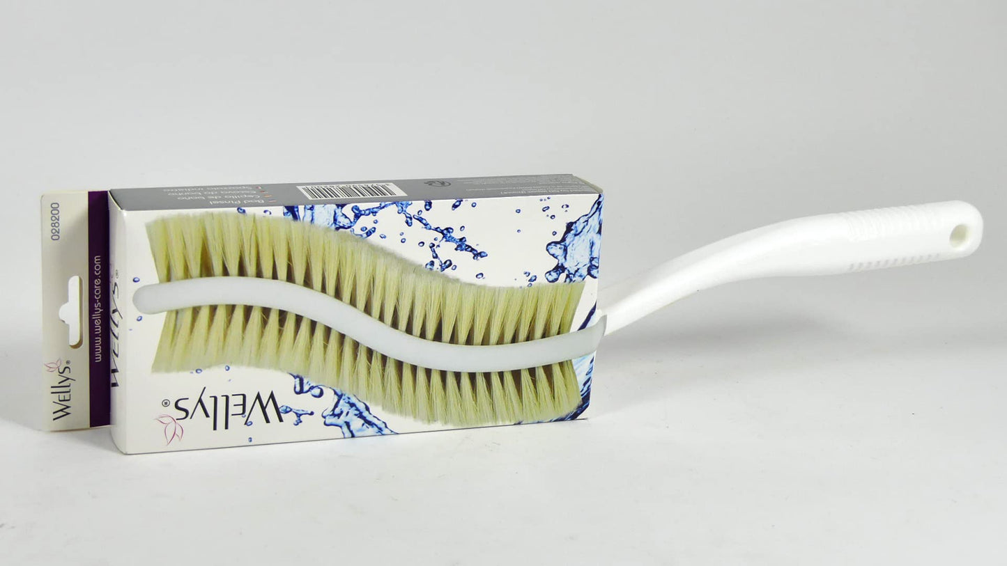 Incredible Inventions Ergonomic Curved Body Brush – Shower Brush for Deep Cleansing & Exfoliation, Comfortable Grip for an Upgraded Bath Experience