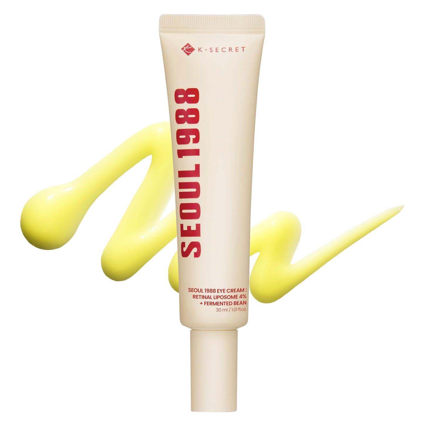 K-SECRET SEOUL 1988 Retinal Eye Cream | Retinal Liposome 4% for Dark Circles & Crow's Feet Care | Niacinamide, Bakuchiol, and Fermented Bean | Korean Beauty and Personal Care K-SECRET Default Title