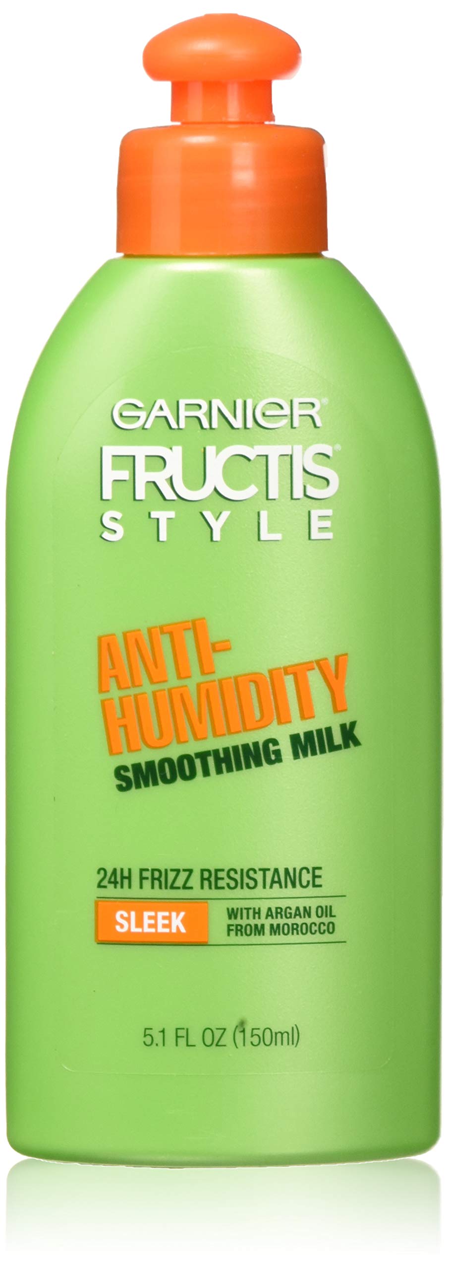 Garnier Fructis Style Anti-Humidity Smoothing Milk, All Hair Types, Sleek, 5.1 oz. (Packaging May Vary)