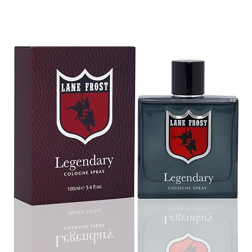 Lane Frost Legendary Cologne for Men - Orignal Western Scent for the Authentic Cowboy - Woodsy and Masculine Fragrance Spray - Long-Lasting Manly