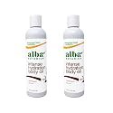 Alba Botanica Intense Hydration Body Oil, with Kukui Nut and Vitamin E, 8.5 FL OZ - 2 Pack