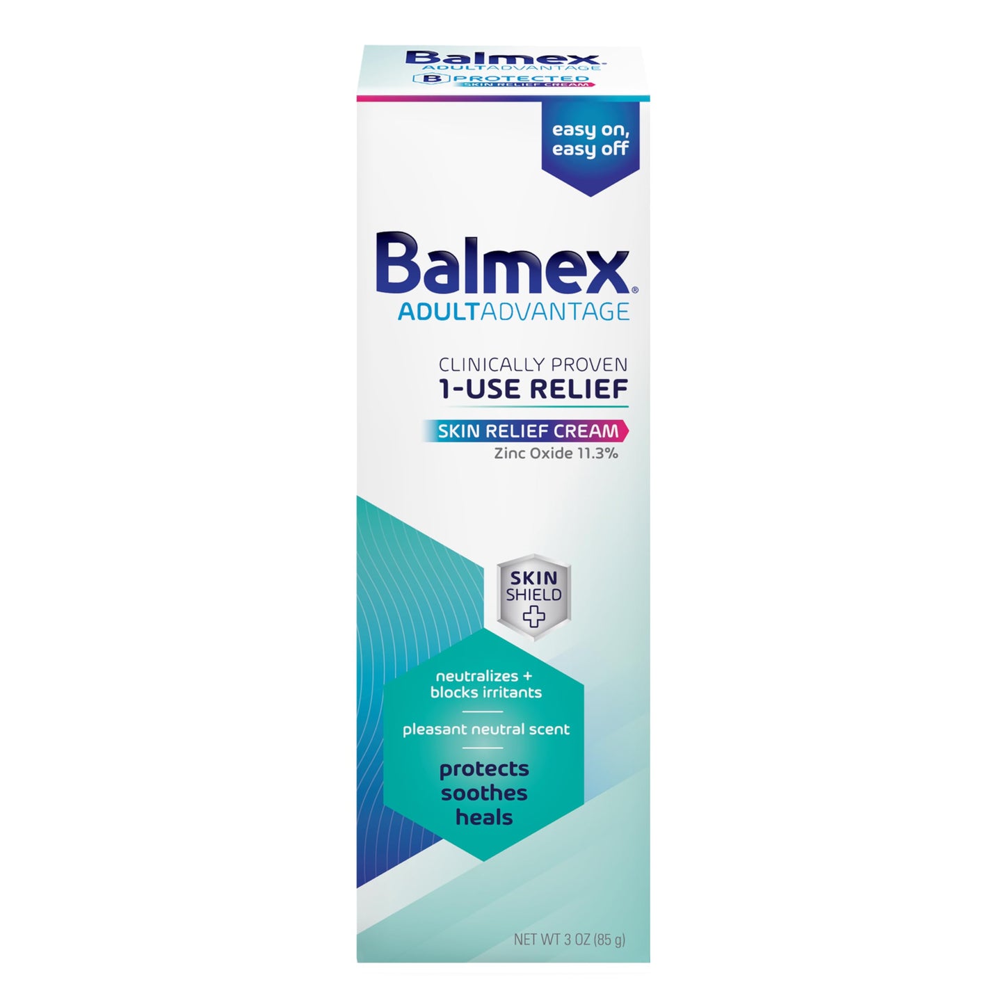 Balmex Adultadvantage Bprotected Skin Relief Cream, with Skinshield Technology, 3 Ounce Beauty & Personal Care Balmex