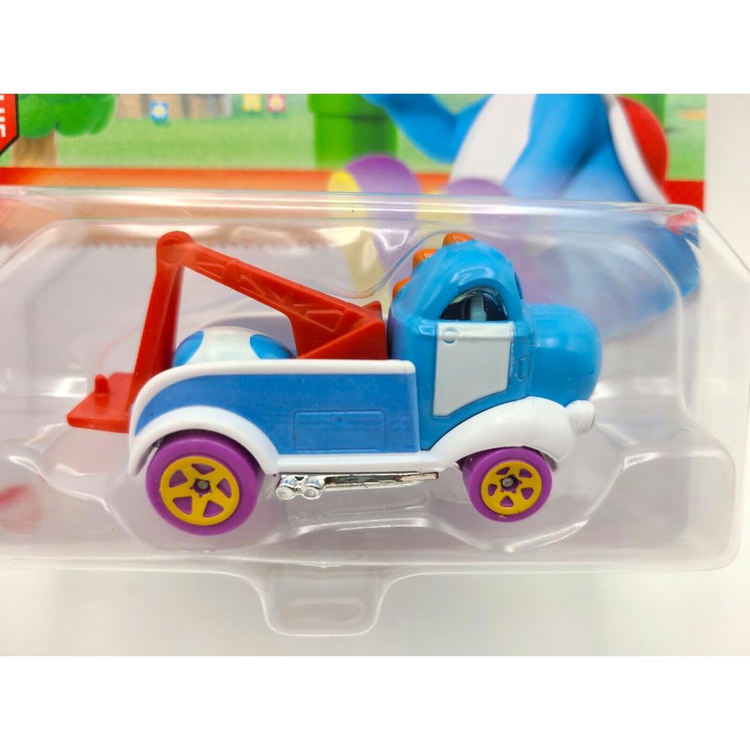 Hot Wheels Super Mario Light Blue Yoshi Character Cars