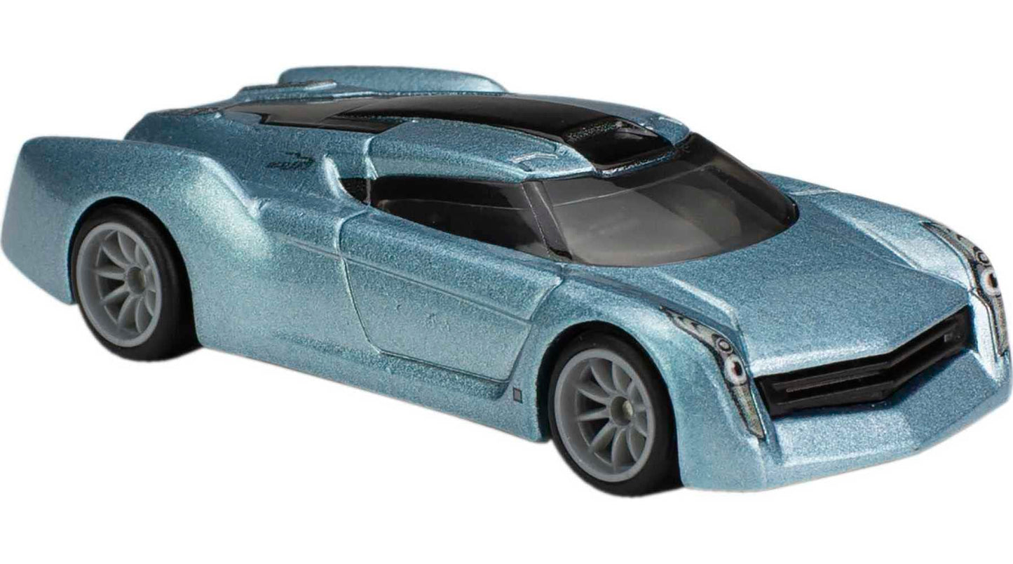 HOT WHEELS Premium Toy Car, 1:64 Scale Die-Cast Eco-Jet from Jay Leno's Garage, Collectable Vehicle