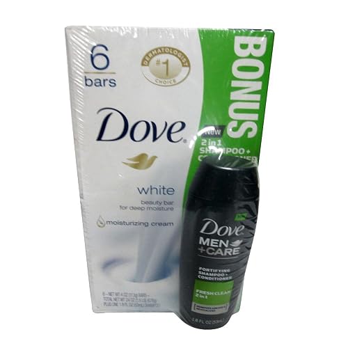 Dove Beauty Bar White 4 oz, 6 Bar Beauty & Personal Care Dove