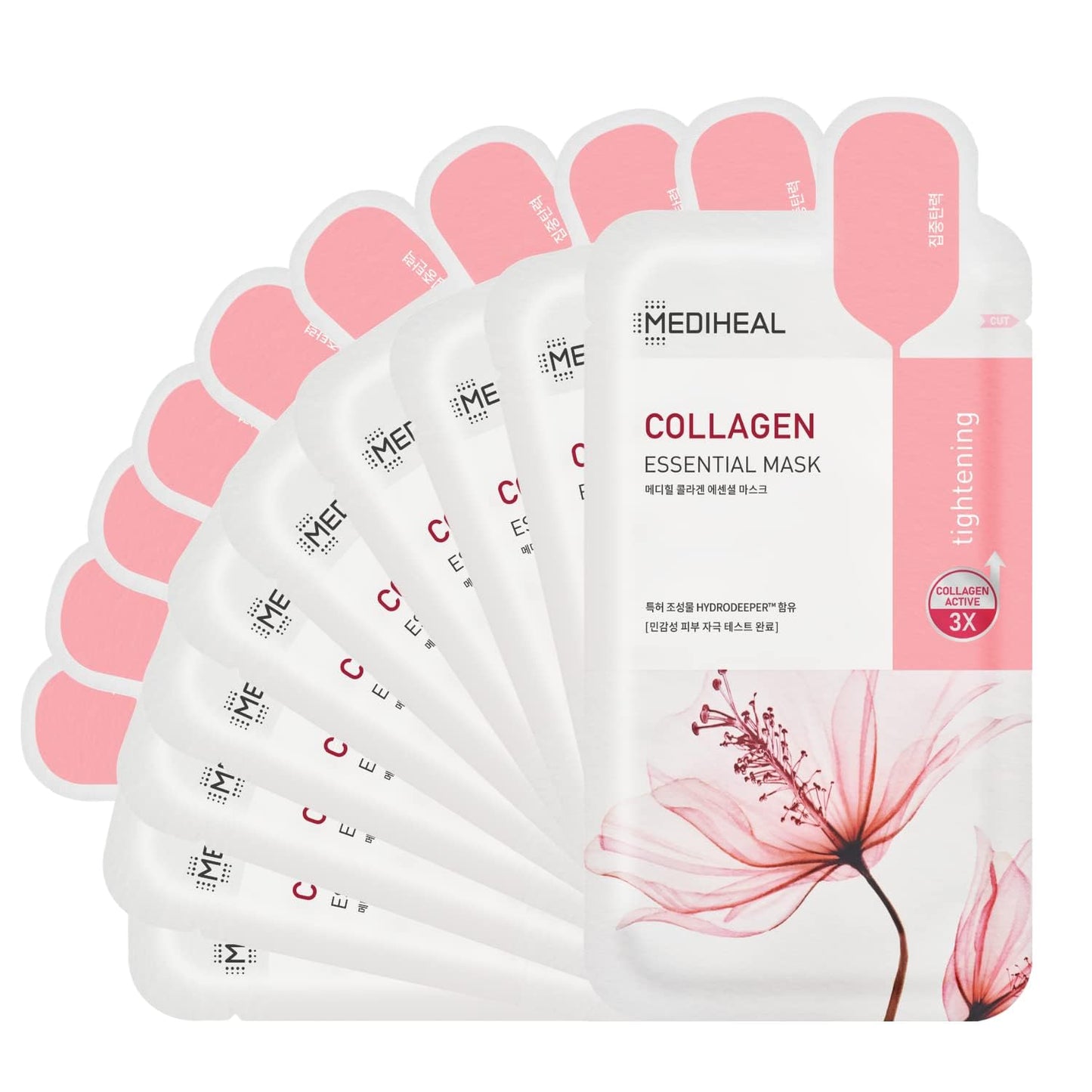 MEDIHEAL Official Best Korean Sheet Mask - Collagen Essential Face Mask 10 Sheets Lifting and Firming For All Skin Types Value Sets Beauty and Personal Care MEDIHEAL Default Title