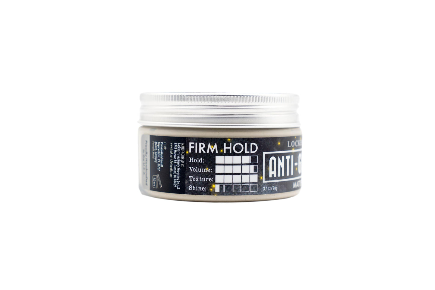 Lockhart’s Authentic Anti-Gravity Matte Hair Paste - Handcrafted Clay Pomade for Men - High Texture, Low Shine - Made With Cucumber & Rosemary Extract