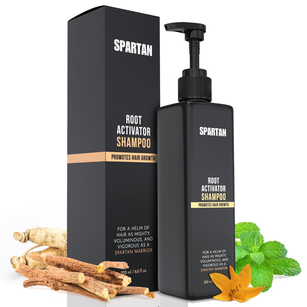 SPARTAN™ Root Activator Shampoo For Men - Hair Growth Shampoo for Hair Loss and Thinning Hair Beauty and Personal Care SPARTAN
