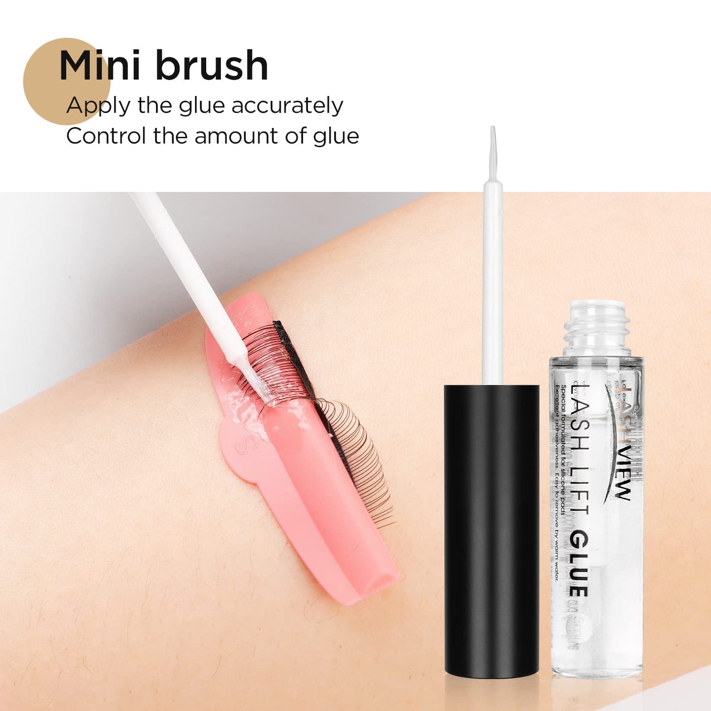 LASHVIEW Eyelash Extension Remover Cream Gentle Aloe Vera Formula, Lash Removal Kit with Eye Patches & Cotton Swabs(20g) Beauty and Personal Care LASHVIEW