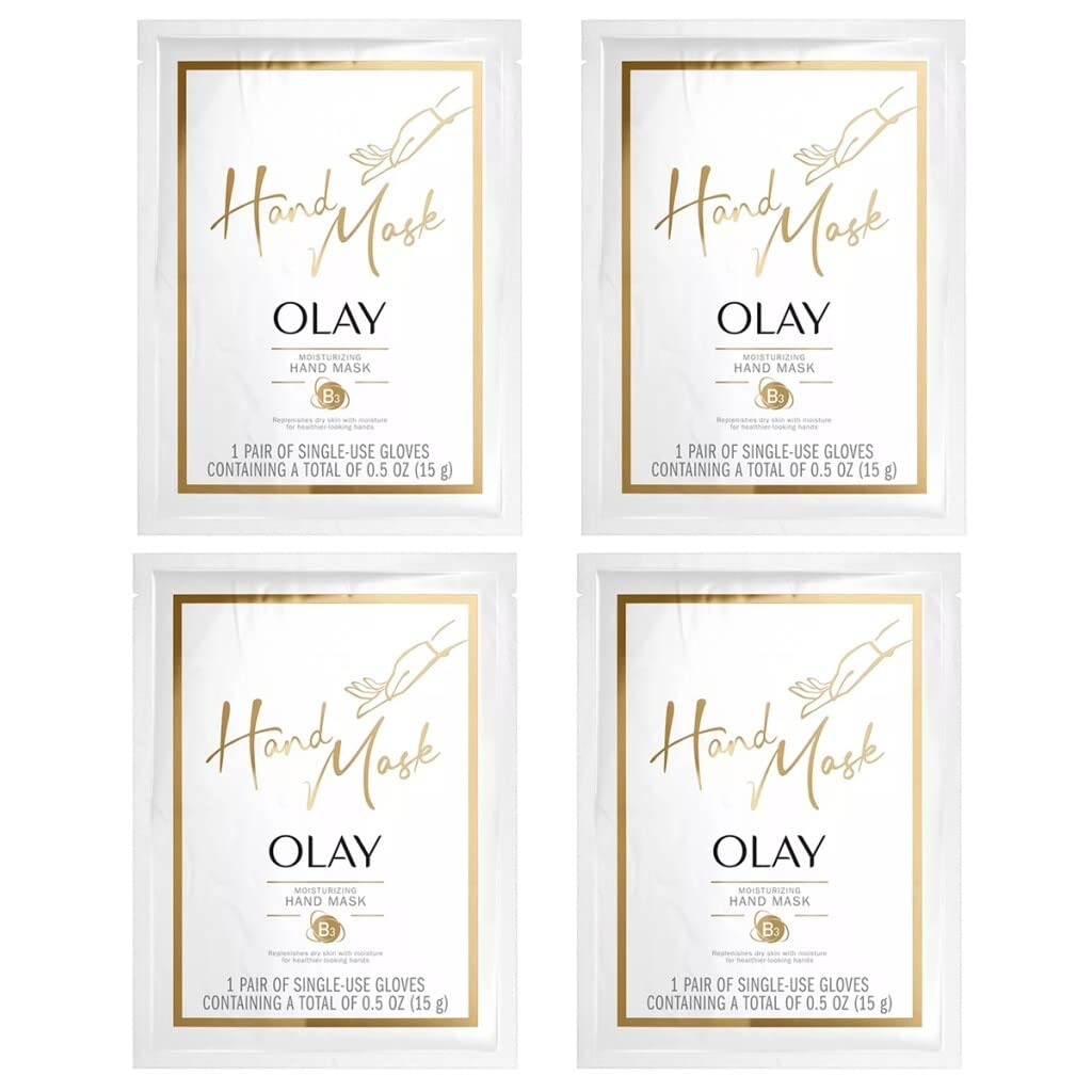 Olay Moisturizing Hand Mask Gloves (Pack of 4)