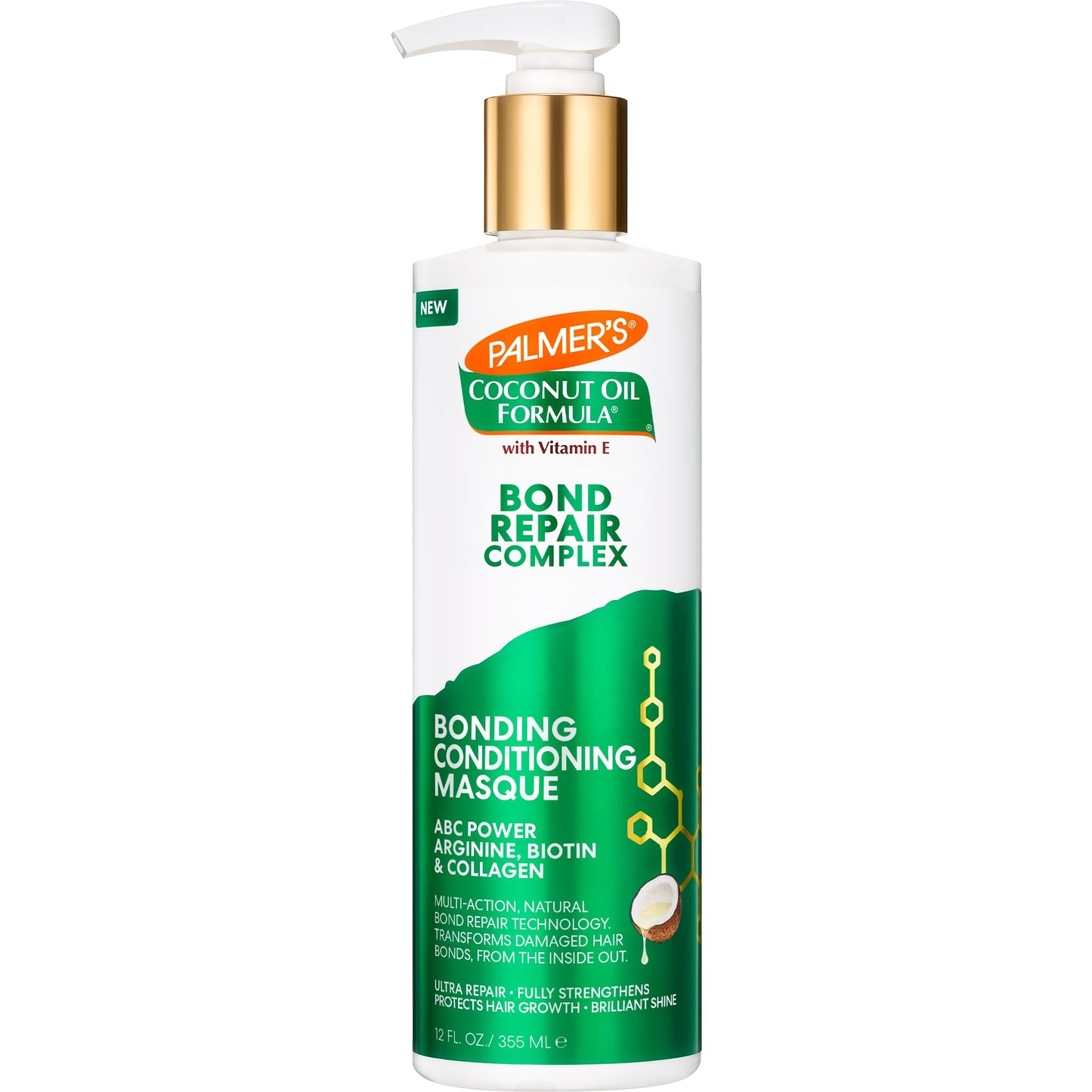 Palmer's Amino Bonding Complex Hair Mask, Intense Conditioning Masque Pack with Coconut Oil & Vitamin E, Heat Protectant, Anti Frizz, Adds Shine Beauty and Personal Care Palmer's