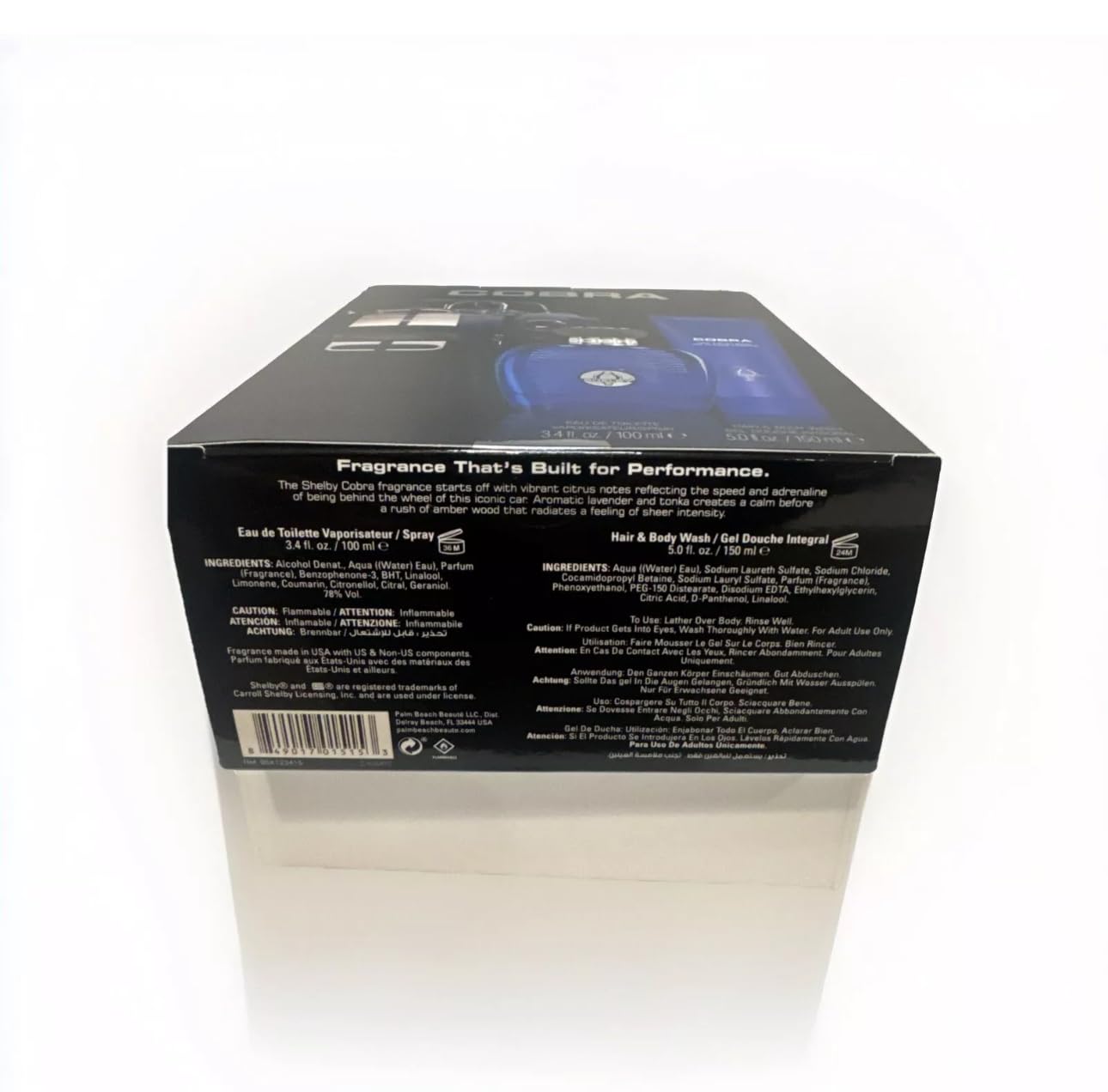 Cobra Blue M 2pc, 3.4oz EDT + 5.0oz HBW