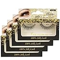 "4 Pairs" Miss Lashes 3D Volume lash M104