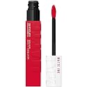 Maybelline Super Stay Matte Ink Liquid Lipstick Makeup, Long Lasting High Impact Color, Up to 16H Wear, Shot Caller, Bright Pinky Red, 1 Count,