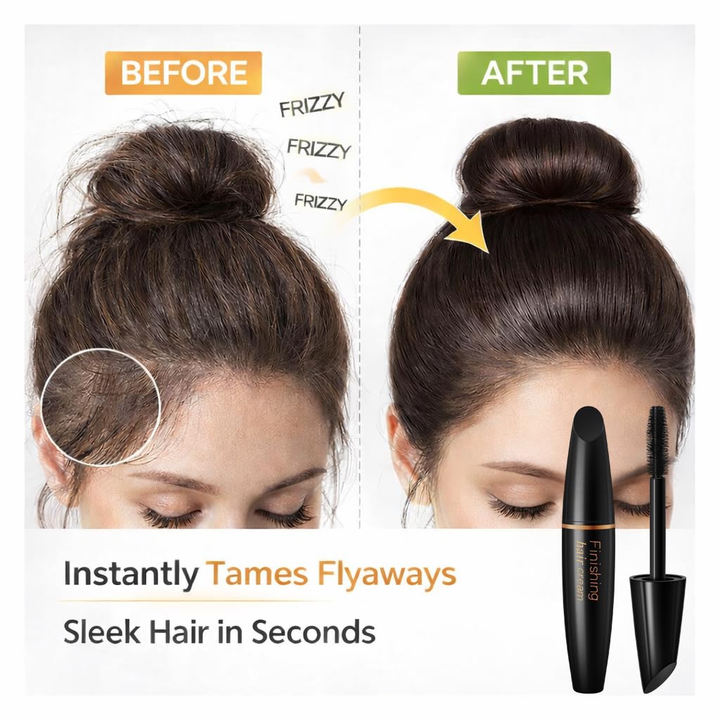 BestLand 2 Pcs Hair Finishing Stick, Hair Mascara Flyaway Hair Tamer Stick, Refreshing Not Greasy Feel Shaping Gel, Wax Fixer for Bangs, Edges, Frizz Beauty and Personal Care BestLand