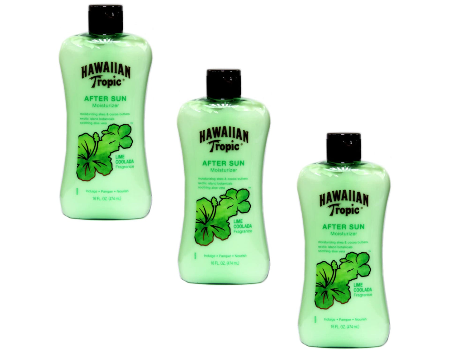 Hawaiian Tropic Lime Coolada After Sun Moisturizer 16 oz