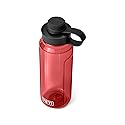 YETI Yonder 1L/34 oz Water Bottle with Yonder Tether Cap, Rescue Red