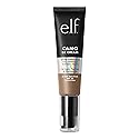 e.l.f. Camo CC Cream, SPF 30 Color-Correcting Medium-To-Full Coverage Face Foundation, Delivers An Airbrushed Finish, Vegan & Cruelty-Free, Rich 610 N