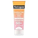 Neutrogena Invisible Daily Defense Fragrance-Free Sunscreen Lotion, Broad Spectrum SPF 60+, Oxybenzone-Free & Water-Resistant, Sun & Environmental
