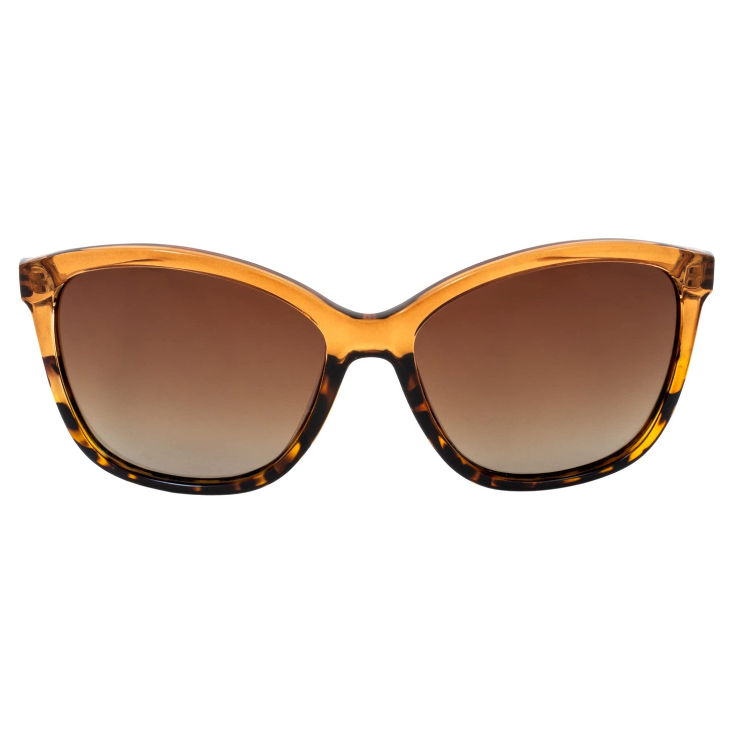 Epoch Eyewear Elizabeth Sunglasses for Women Tortoise/Brown Frame w/Brown Gradient Polarized Lens