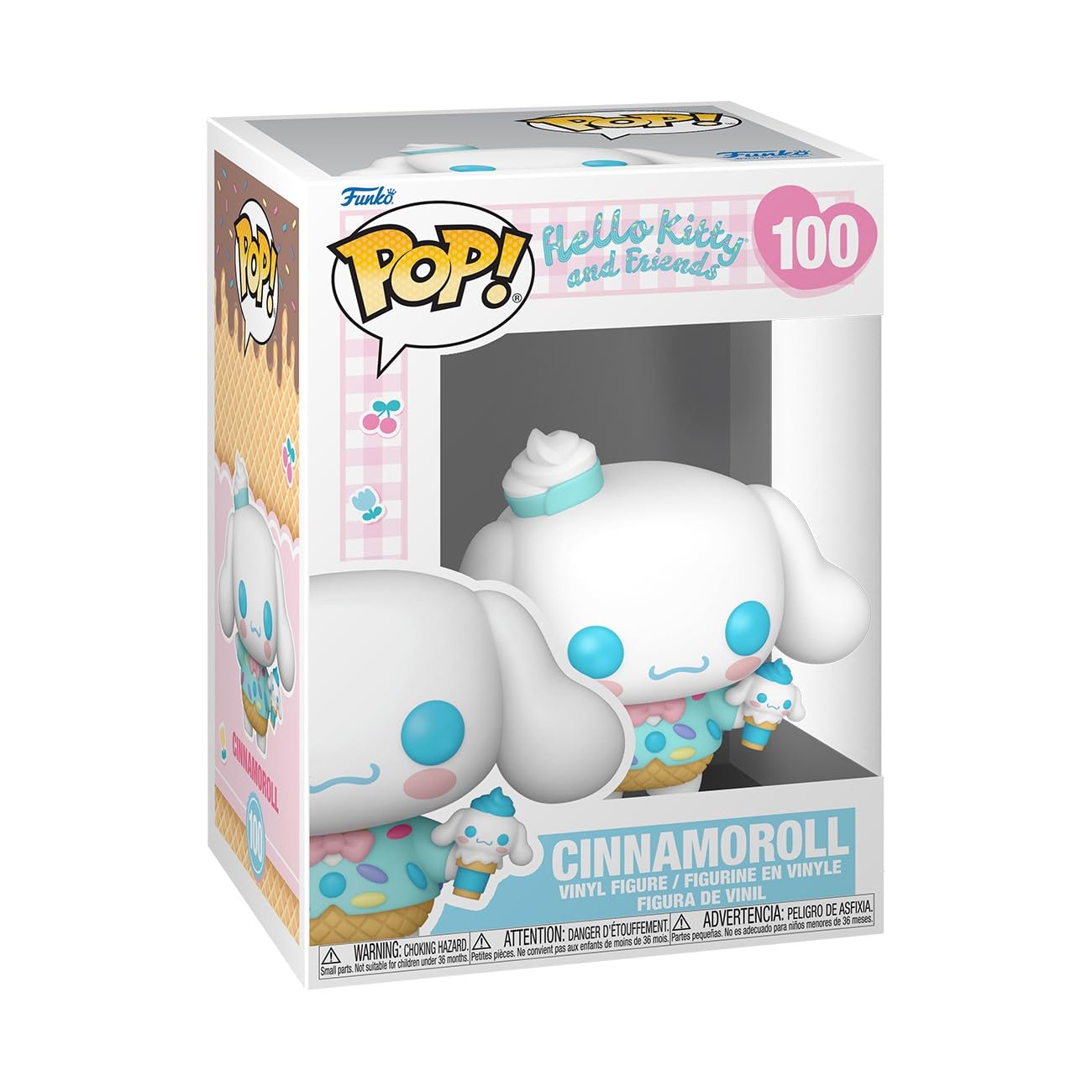 Funko Pop Sanrio: Hello Kitty - Cinnamoroll - (Icecream) - Collectable Vinyl Figure - Gift Idea - Official Merchandise - Toys for Kids & Adults…