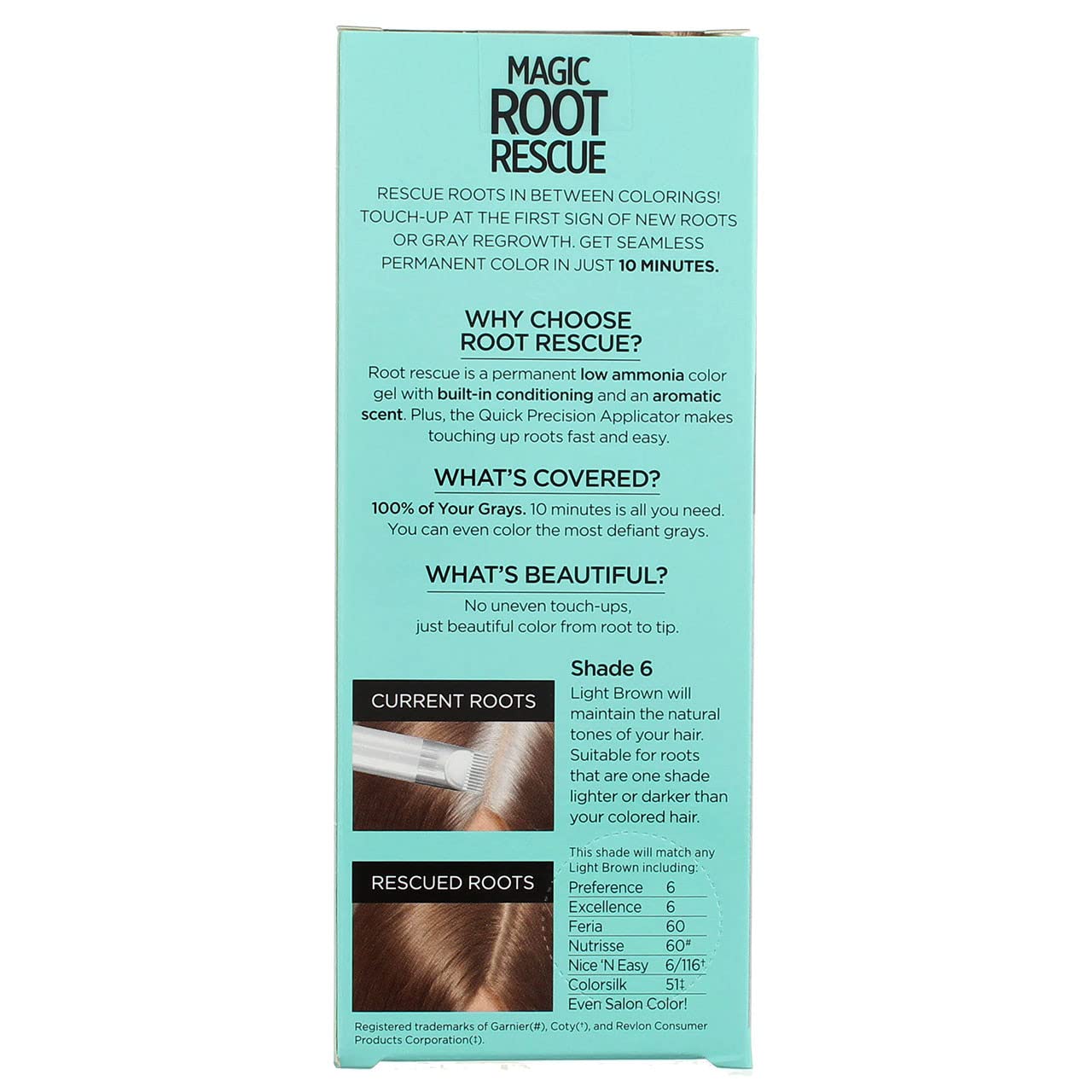 Loreal Root Rescue #6 Light Brown Shade, Size 1ct