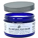 Yellow Bird Natural Tea Tree Foot Cream & Organic Foot Balm for Dry, Cracked Feet & Heels - Peppermint Moisturizer for Athlete’s Foot Relief
