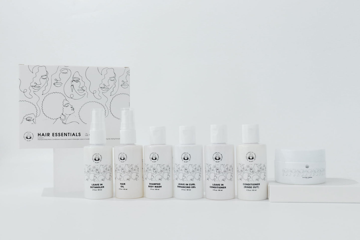 NAIWBE NATURAL AS I WANNA BE - Hair Essentials 7 PC Kit