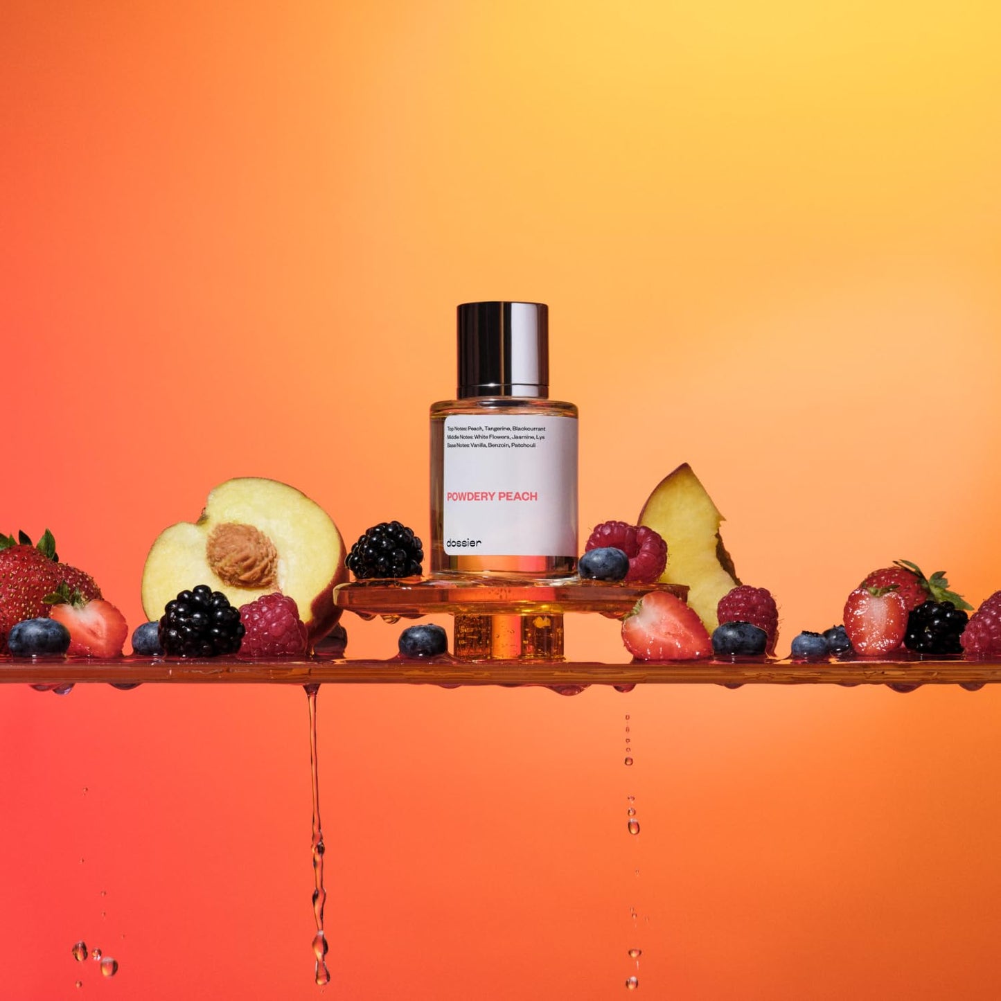 Dossier - Powdery Peach - Eau de Parfum - Inspired by J.Choo I Want Choo - Perfume Luxury - Pure Infused - Paraben-Free - Vegan - For Women