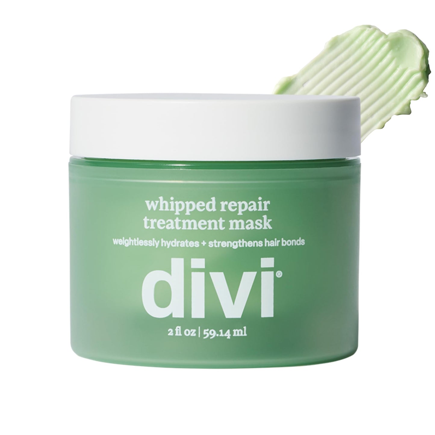 Divi Whipped Repair Hair Treatment Mask - Deep Conditioning Hair Mask for Dry, Damaged, and Color-Treated Hair - 2 Fl Oz