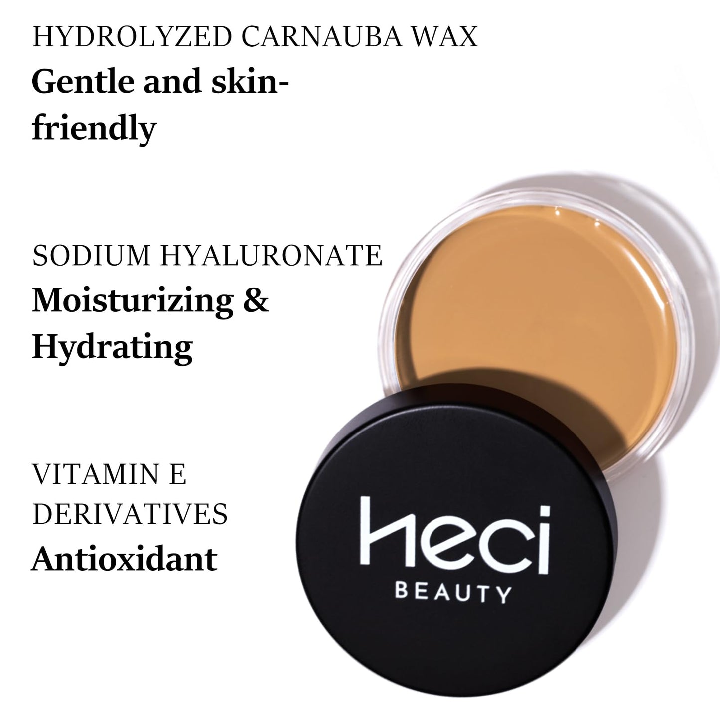 HECI BEAUTY Cream Bronzer with Brush, Creamy & Highly Pigmented Formula, Blendable Cream Contour Makeup with a Natural, Matte Finish - Buildable