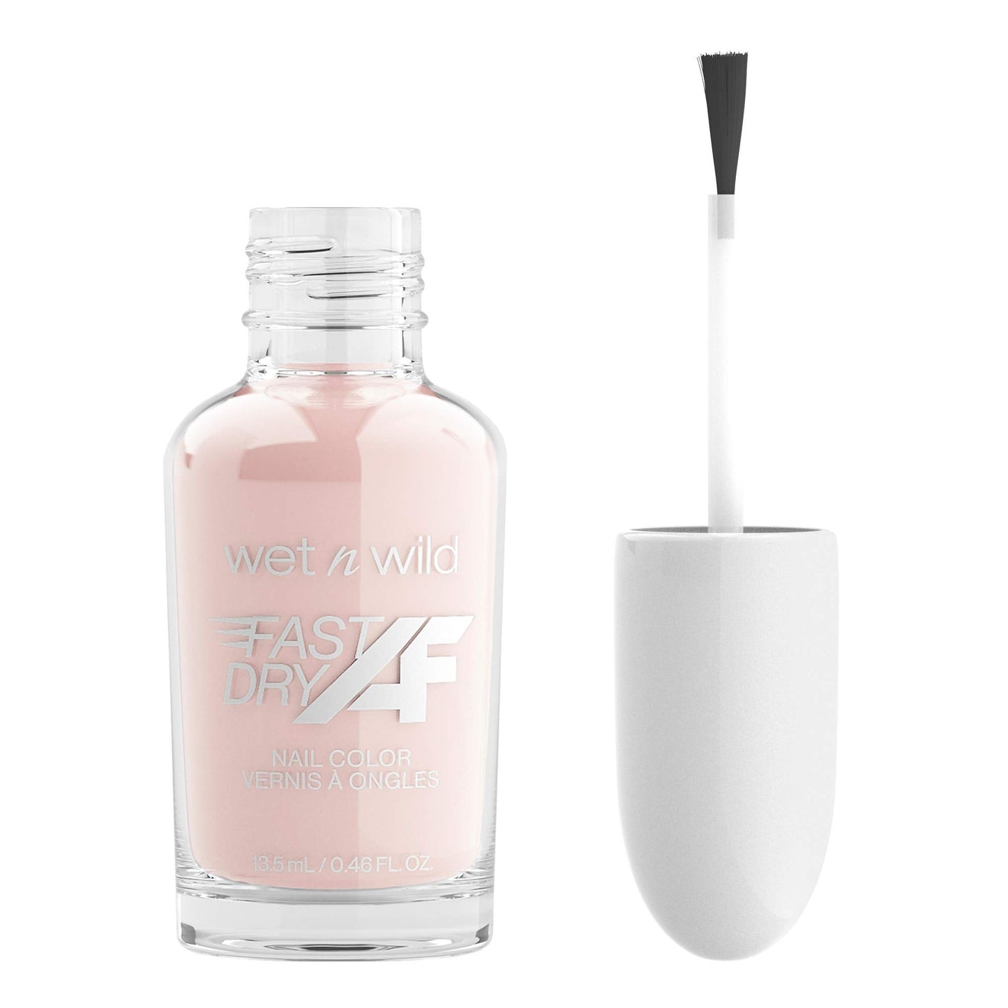 wet n wild Fast Dry AF Nail Polish, Quick 40 Second Dry Time, Long Lasting High-Shine - Ballerina Dropout