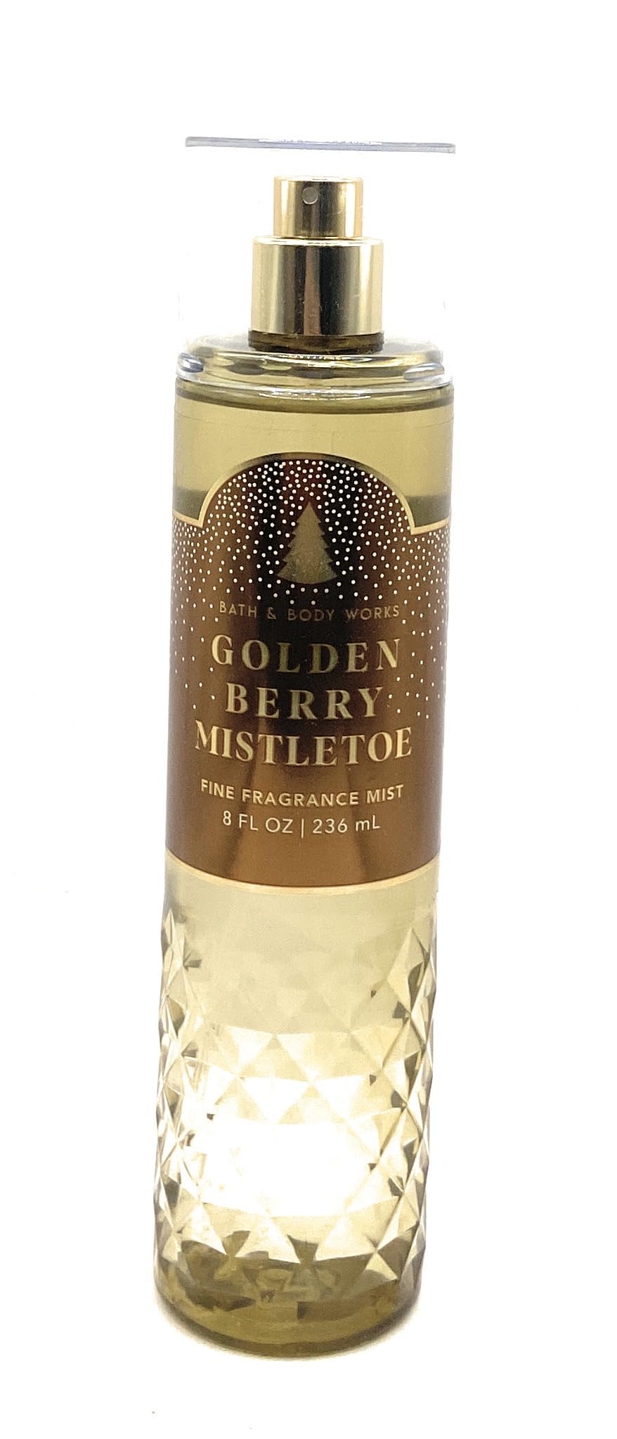 Bath & Body Works Bath and Body Works Golden Berry Mistletoe Fine Fragrance Mist 8 Fluid Ounce Body Spray (2023 Limited Edition)