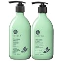Luseta Clarifying Shampoo and Conditioner Set for Dry Scalp - Tea Tree Mint with Peppermint & Lavender Oil, Helps Refresh Scalp & Reduce Visible