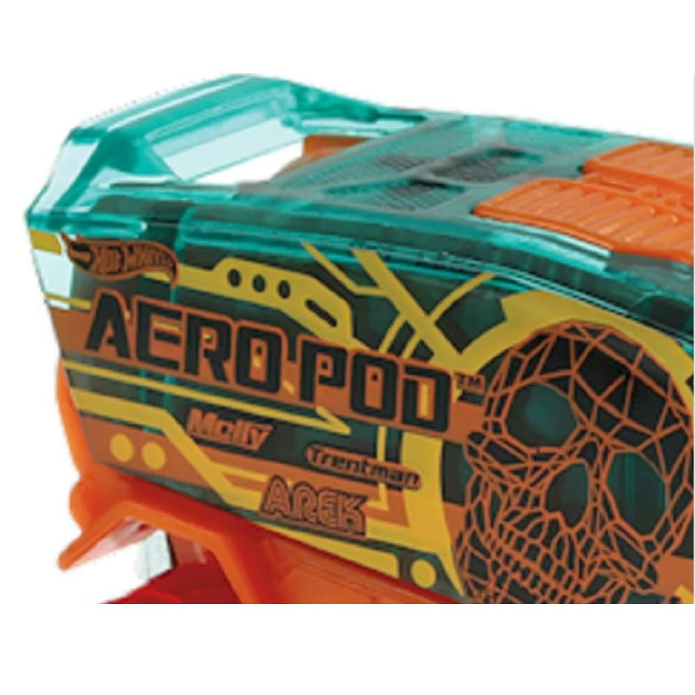 Hot Wheels X Raycers Series - GHF92 ~ Aero Pod ~ Green and Orange ~ 21/250