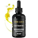 Lion Hair Growth Oil and Scalp Relaxer | Light Styling for Dreadlocks, Braidlocks, Braids, Faux Locs, Crochet Locs, Boho Locs, or Sisterlocks (4oz)