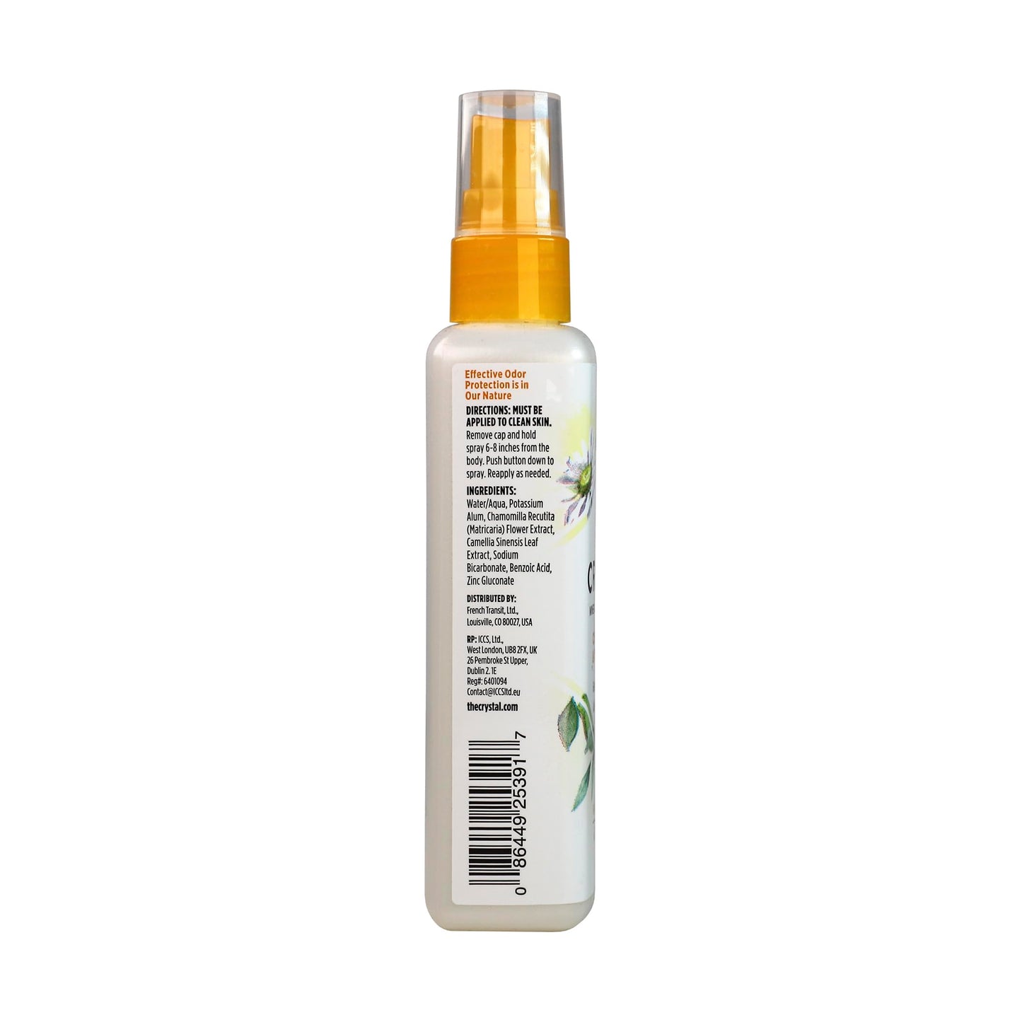 Crystal Essence Mineral Deodorant Spray, Chamomile & Green Tea 4 oz Beauty and Personal Care Crystal Essence