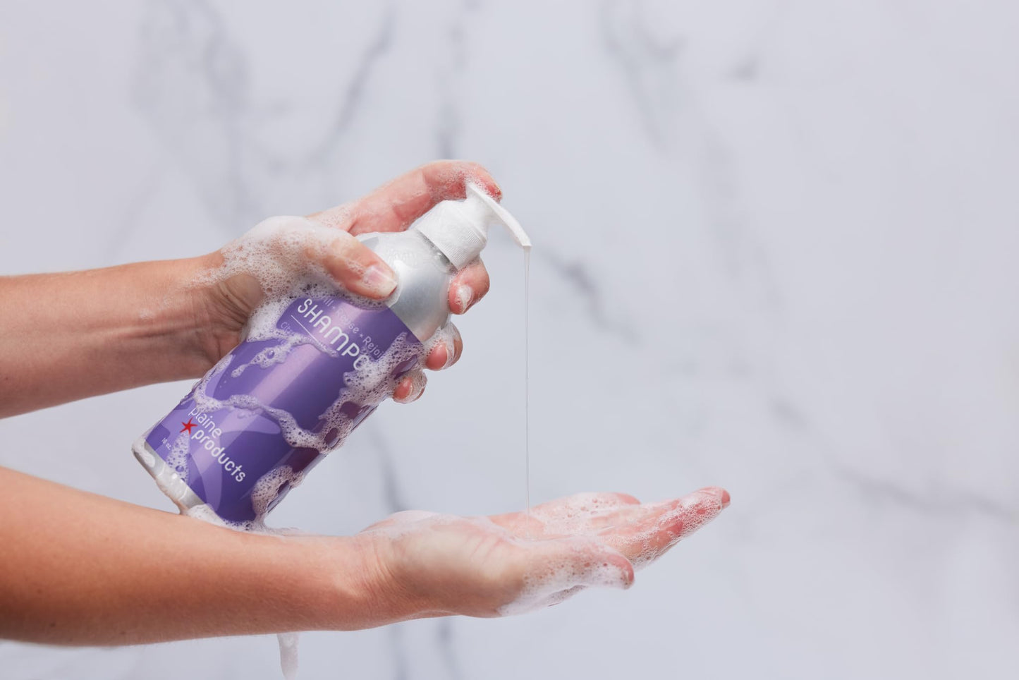 Plaine Products Eco-Friendly Shampoo - Citrus Lavender - Sulfate/Paraben/Phthalate Free, 16oz (Refillable Aluminum Bottle with Pump)