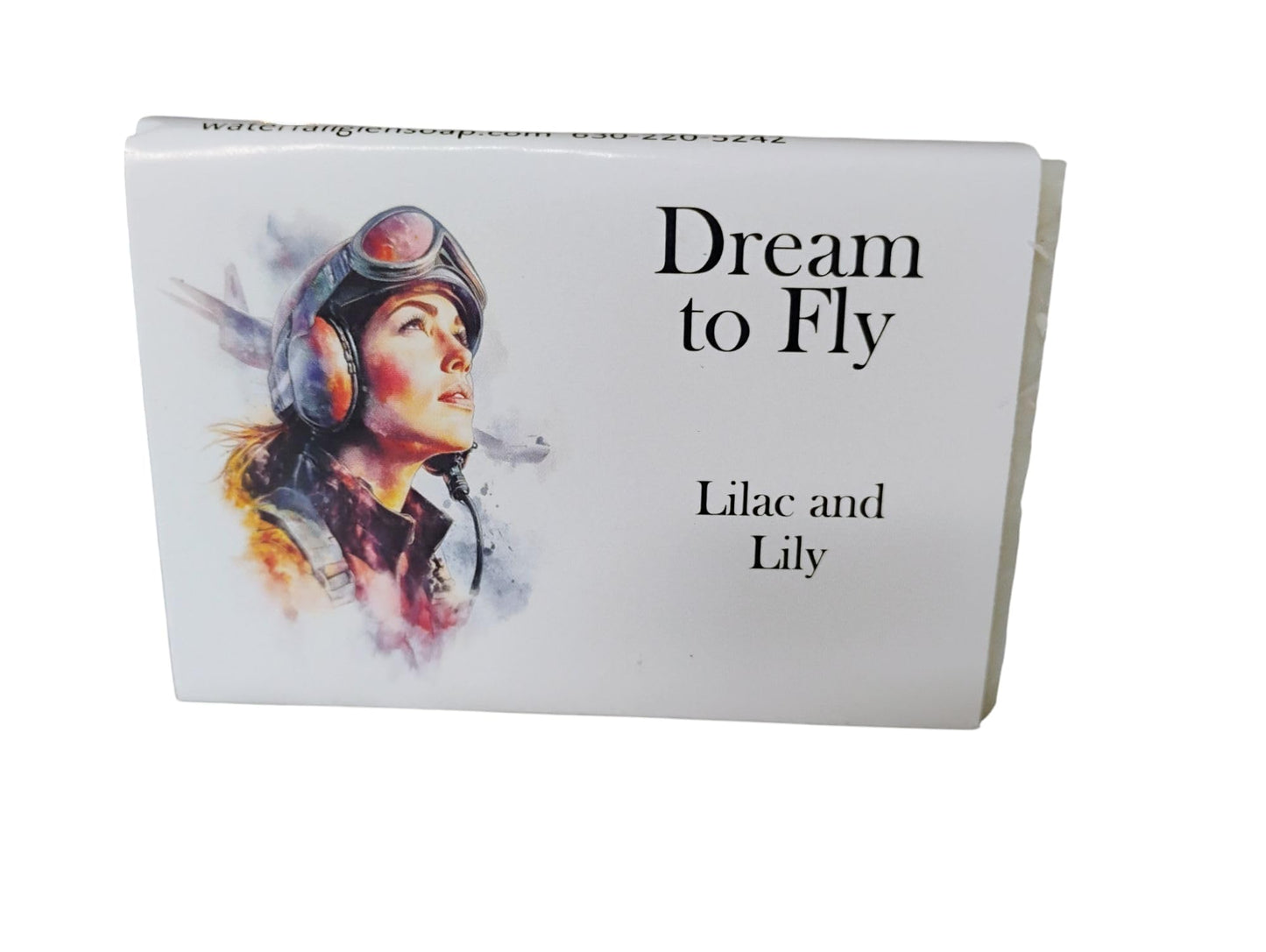 WFG WATERFALL GLEN SOAP COMPANY, LLC, Dream to Fly bath soap, lilac and lily of the valley with kokum butter