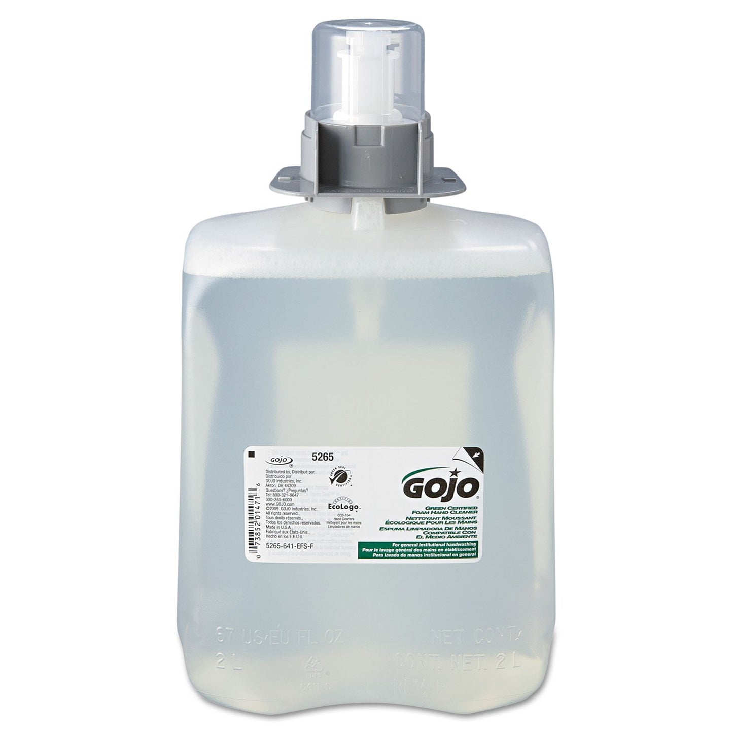 GOJO Green Certified Foam Hand Cleaner Refill GOJ 5265-02 Beauty & Personal Care Gojo