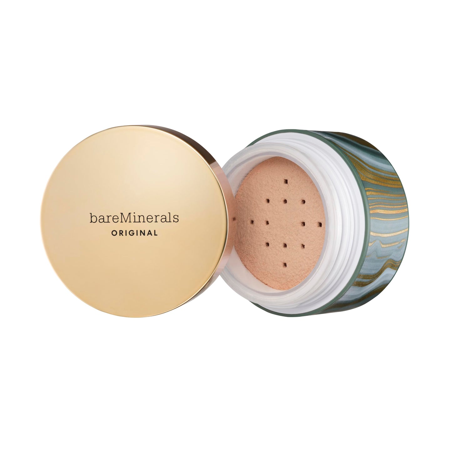 bareMinerals Deluxe Original Loose Mineral Foundation SPF 15 - Holiday Limited Edition Size $88 value - Medium Beige, Vegan, Cruelty-Free & Dermatologist-Tested