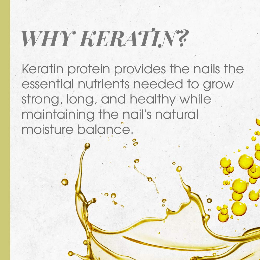 Nail Tek Nail Nutritionist, Keratin Enriched Nail Treatment Oil for Weak and Damaged Nails, 0.5 oz, 1-Pack