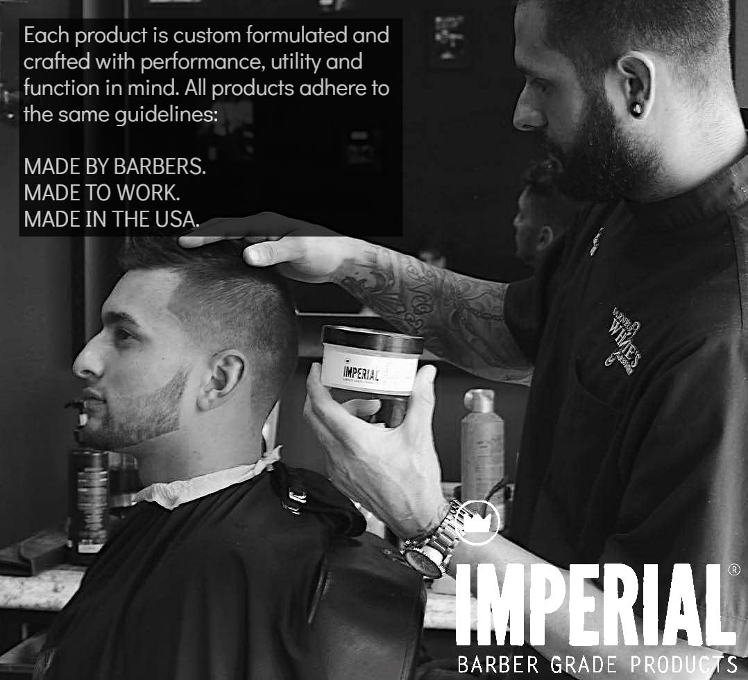 Imperial Barber Grade Products Blacktop Pomade, 6 oz