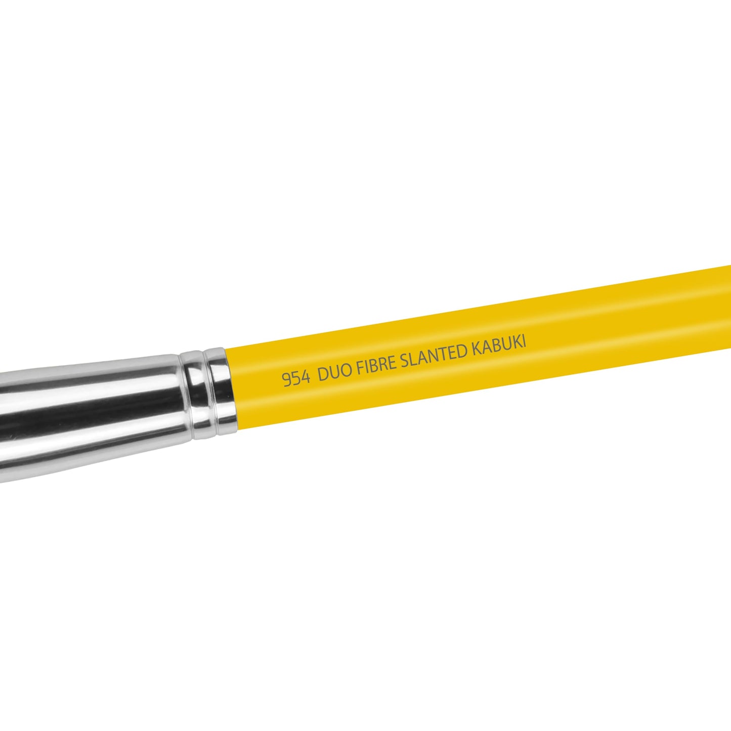 Bdellium Tools Professional Makeup Brush - Studio Series 954 Duo Fiber Slanted Kabuki - With Soft Synthetic Fibers, For Stippling, Buffing,
