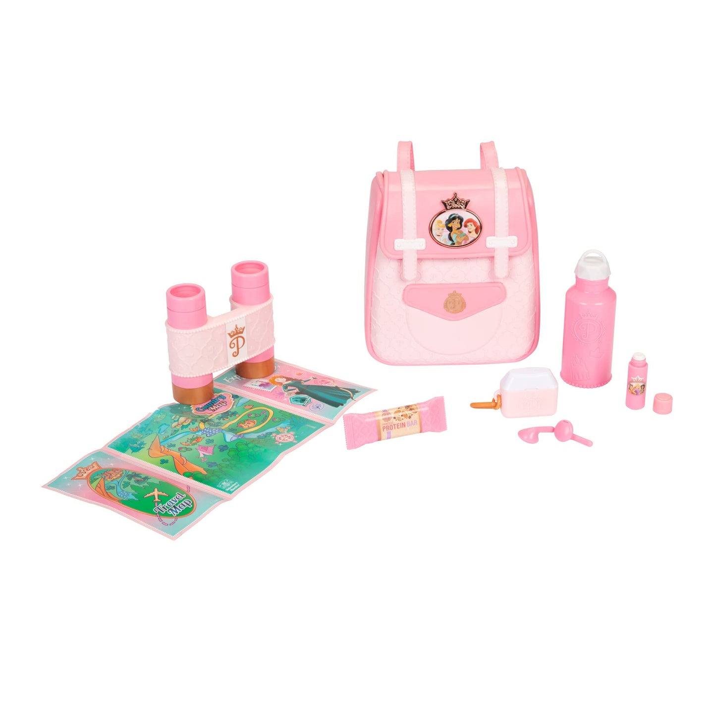 Disney Princess Style Collection Travel Backpack Role Play Toy, Ready for a Trendy Stylish Outdoor Adventure!