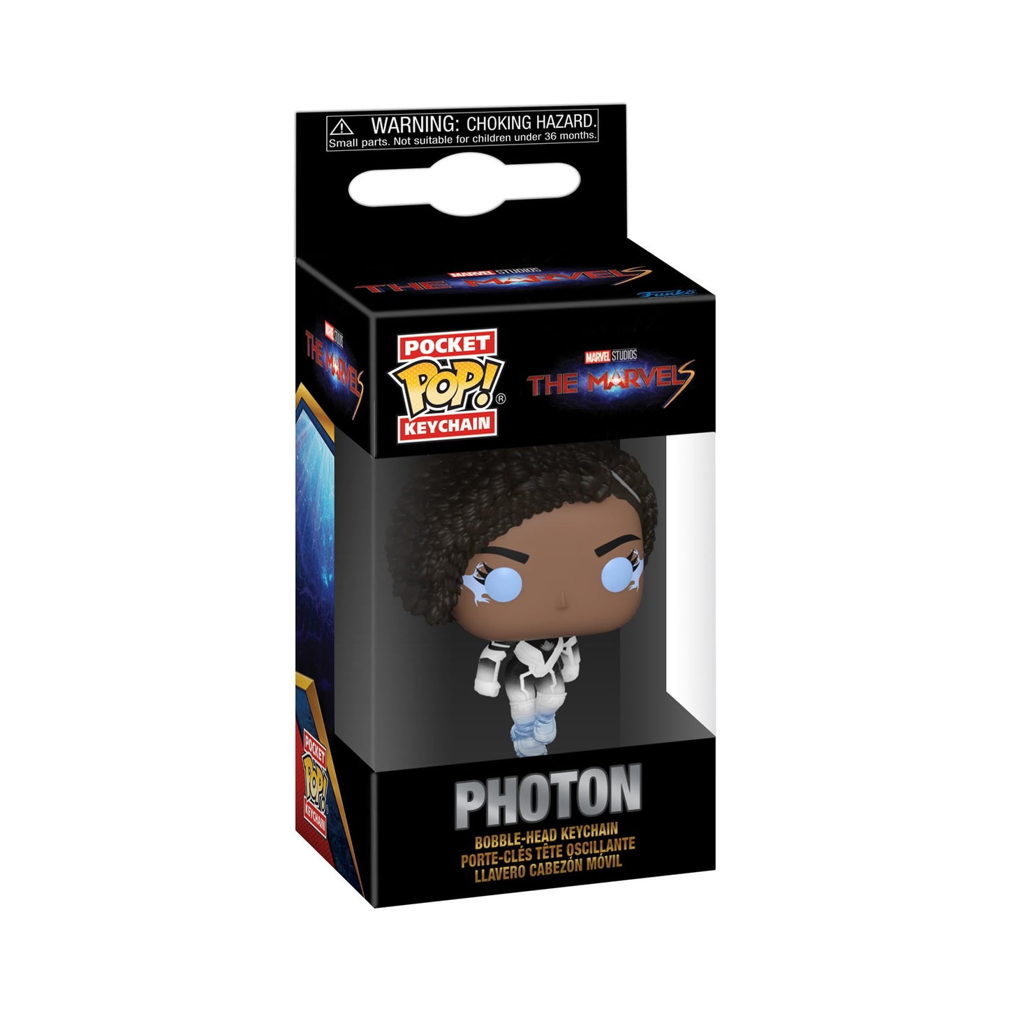 Funko POP! Keychain: The Marvels - Photon Novelty Keyring - Collectable Mini Figure - Stocking Filler - Gift Idea - Official Merchandise - Movies…